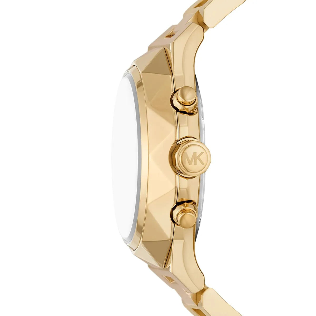 Michael Kors Raquel MK4690 Gold-Tone Chronograph Geometric Case Women's Watch