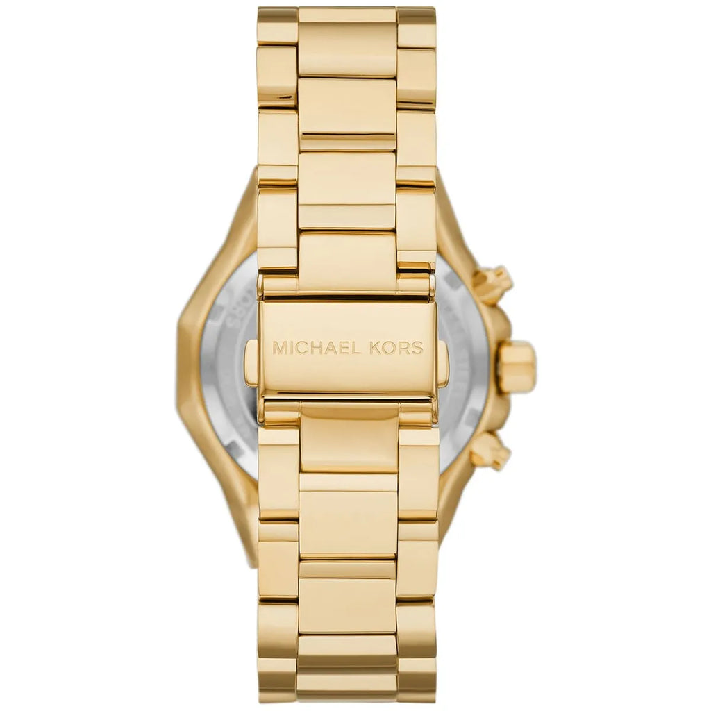 Michael Kors Raquel MK4690 Gold-Tone Chronograph Geometric Case Women's Watch