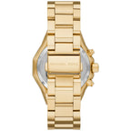 Michael Kors Raquel MK4690 Gold-Tone Chronograph Geometric Case Women's Watch