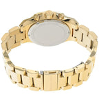 Michael Kors Raquel MK4690 Gold-Tone Chronograph Geometric Case Women's Watch