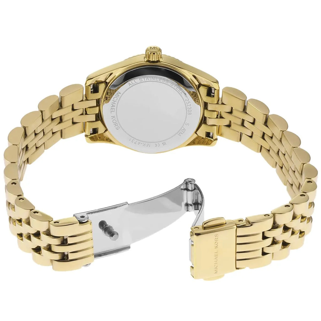 Michael Kors Lexington MK4741 Women’s Gold Dial Stainless Steel Watch