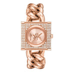 Michael Kors Camille MK4827 Rose Gold Full Pavé Crystal Chain Women's Watch
