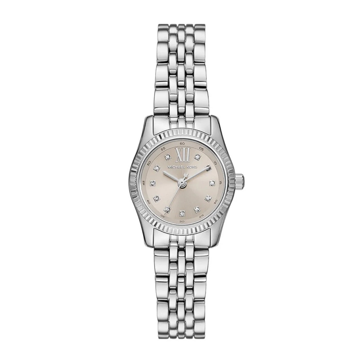 Michael Kors Lennox MK4843 Crystal Dial Silver Stainless Steel Women's Watch