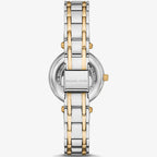 Michael Kors Lennox MK4895 Two-Tone Silver & Gold White Mother of Pearl Women's Watch