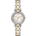 Michael Kors Lennox MK4895 Two-Tone Silver & Gold White Mother of Pearl Women's Watch