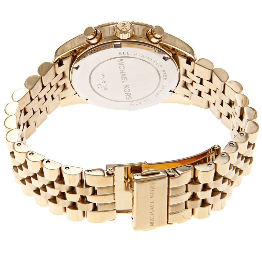 Michael Kors Lexington MK5556 Gold-Tone Chronograph Stainless Steel Women's Watch