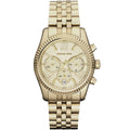 Michael Kors Lexington MK5556 Gold-Tone Chronograph Stainless Steel Women's Watch