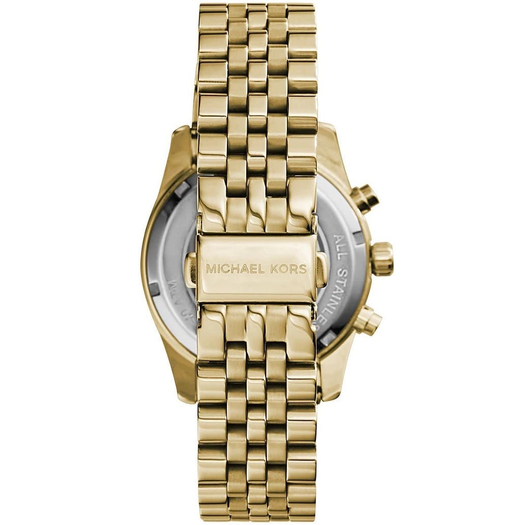 Michael Kors Lexington MK5556 Gold-Tone Chronograph Stainless Steel Women's Watch