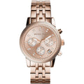 Michael Kors Ritz MK6077 Rose Gold Tone Crystal Chronograph Women's Watch