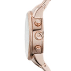 Michael Kors Ritz MK6077 Rose Gold Tone Crystal Chronograph Women's Watch