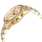 Michael Kors Ritz MK6484 Chronograph Gold-Tone Crystal Pave Women's Watch