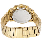 Michael Kors Ritz MK6484 Chronograph Gold-Tone Crystal Pave Women's Watch