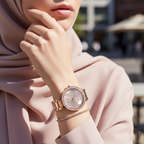 Michael Kors Parker MK6660 Rose Gold Watch with Crystal MK Logo Dial