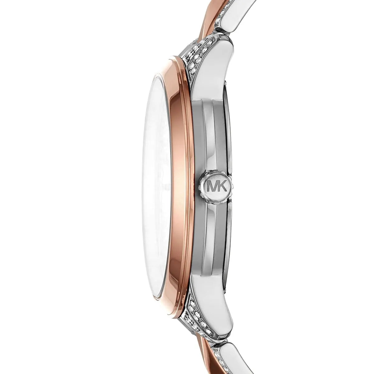 Michael Kors Runway Mercer MK6716 Two-Tone Full Pavé Crystal Women's Watch