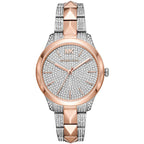 Michael Kors Runway Mercer MK6716 Two-Tone Full Pavé Crystal Women's Watch