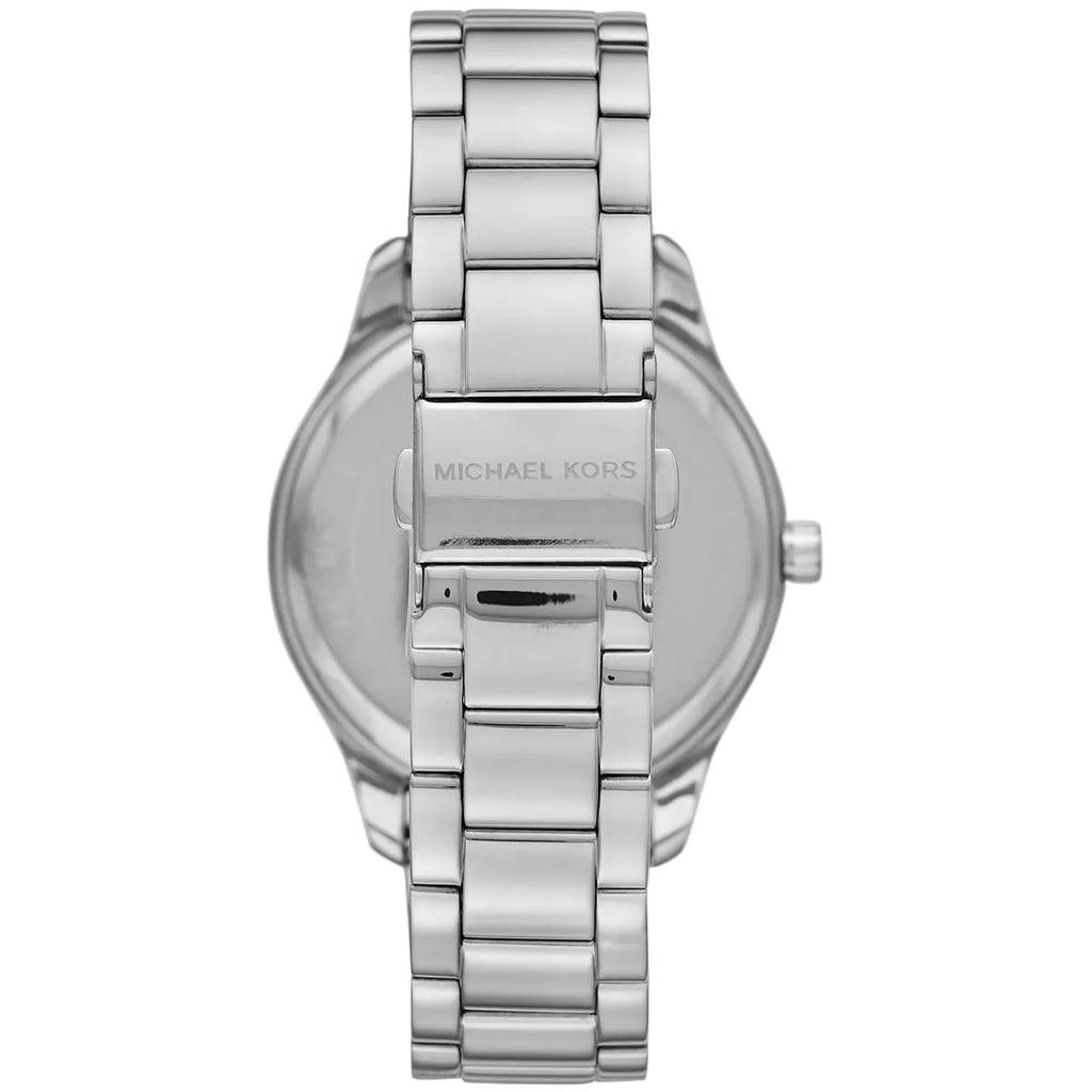 Michael Kors Layton MK6847 Light Blue Mother of Pearl Dial Silver Stainless Steel Women's Watch