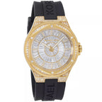 Michael Kors Camille MK7247 Women’s Gold Crystal Silicone Multi-Function Watch