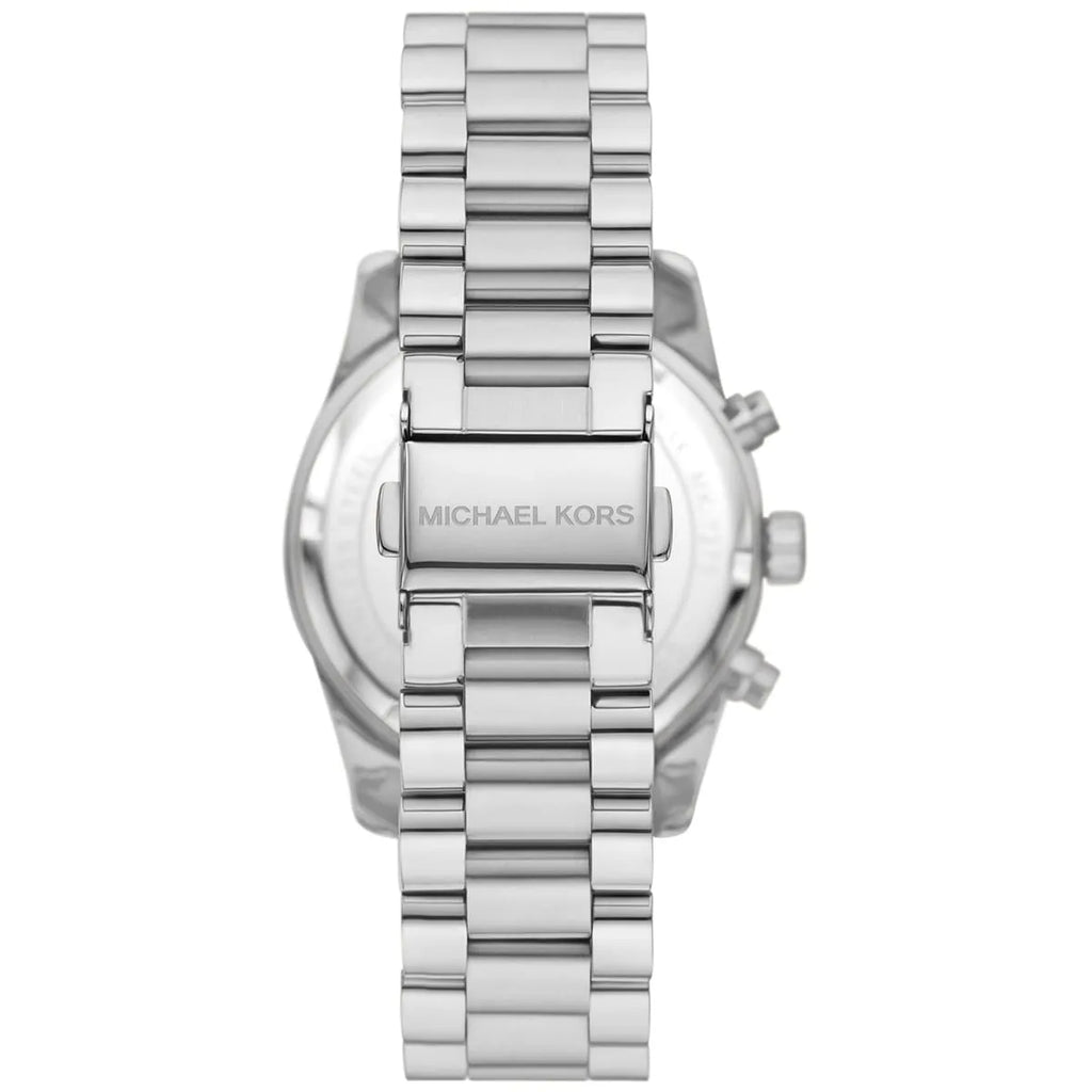 Michael Kors Lexington MK7277 Silver-Tone Blue Glitter Dial Women's Watch