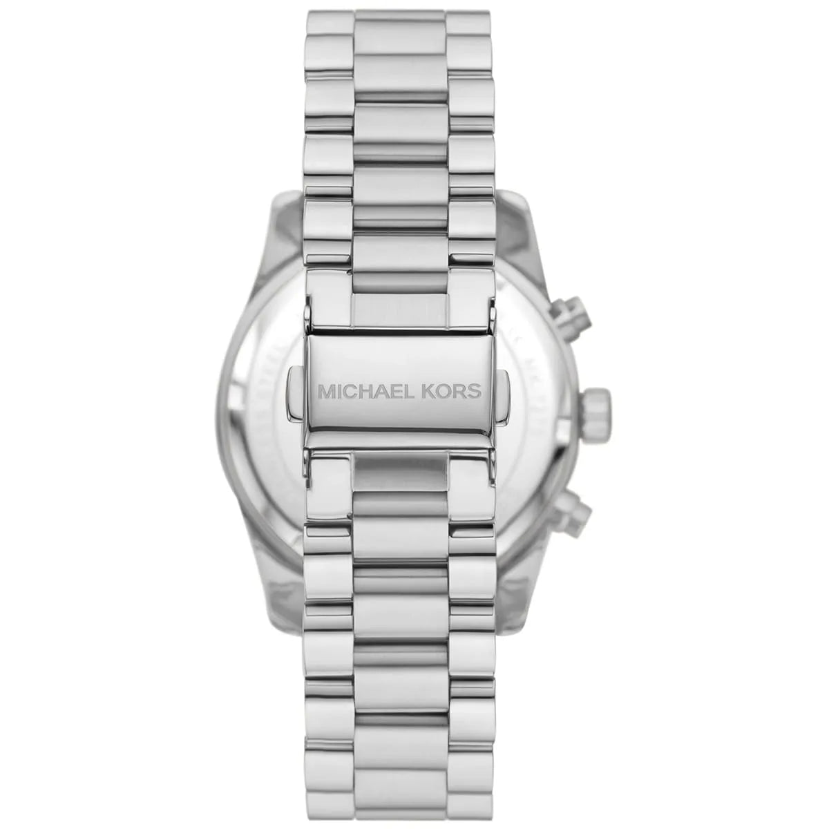 Michael Kors Lexington MK7277 Silver-Tone Blue Glitter Dial Women's Watch