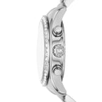 Michael Kors Lexington MK7277 Silver-Tone Blue Glitter Dial Women's Watch