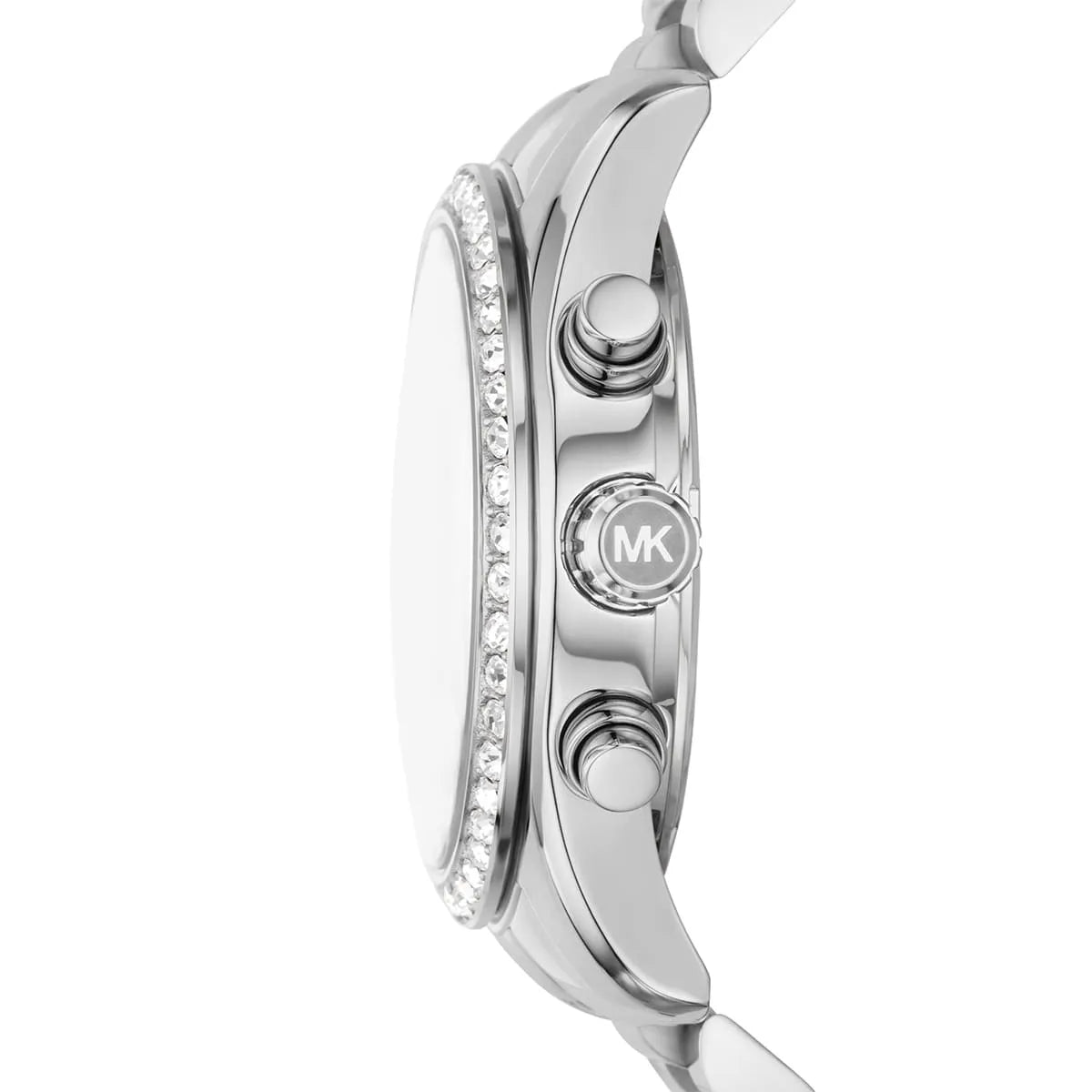 Michael Kors Lexington MK7277 Silver-Tone Blue Glitter Dial Women's Watch