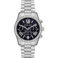 Michael Kors Lexington MK7277 Silver-Tone Blue Glitter Dial Women's Watch