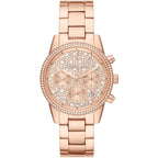 Michael Kors Ritz MK7302 Rose Gold Tone Full Pavé Crystal Women's Watch