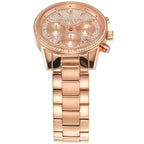 Michael Kors Ritz MK7302 Rose Gold Tone Full Pavé Crystal Women's Watch