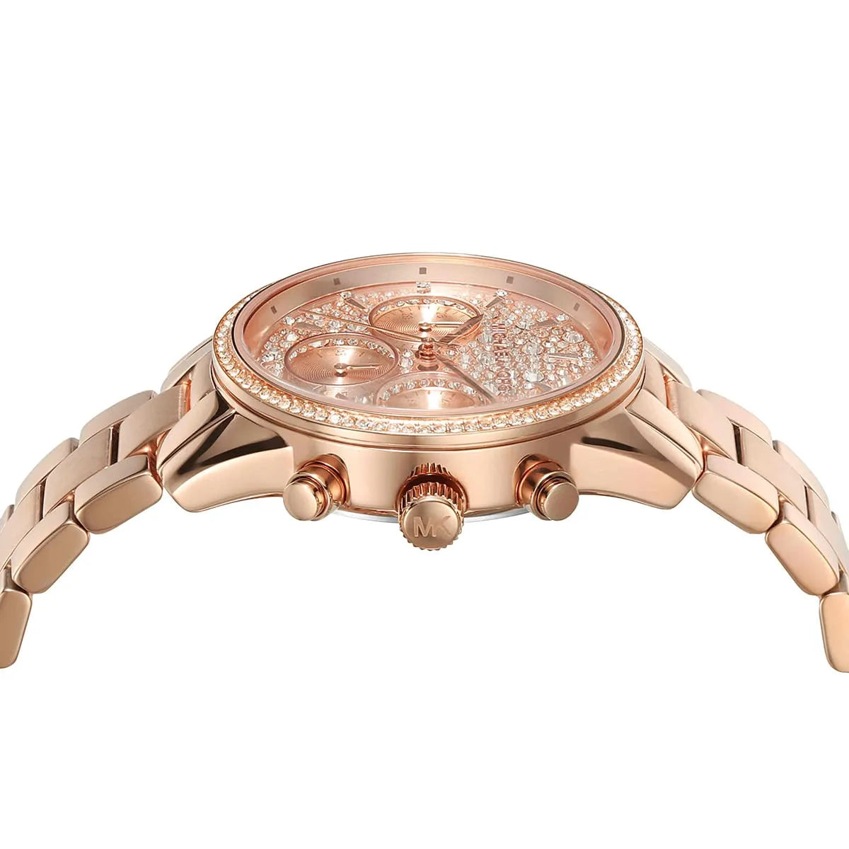 Michael Kors Ritz MK7302 Rose Gold Tone Full Pavé Crystal Women's Watch