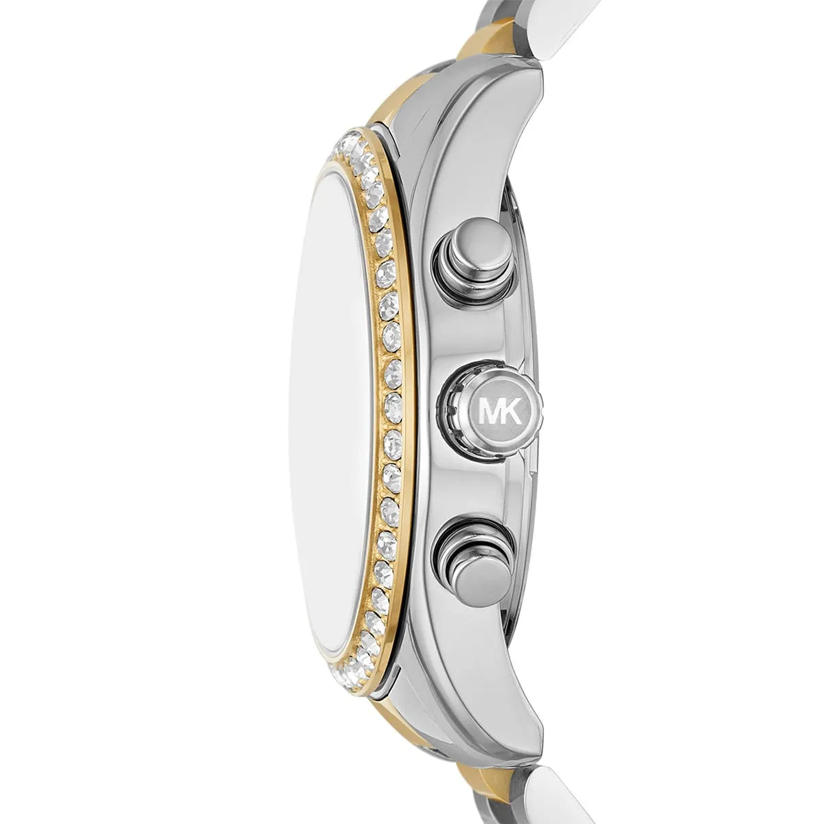 Michael Kors Lexington MK7303 Two-Tone Silver & Gold Green Dial Women's Watch