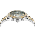 Michael Kors Lexington MK7303 Two-Tone Silver & Gold Green Dial Women's Watch