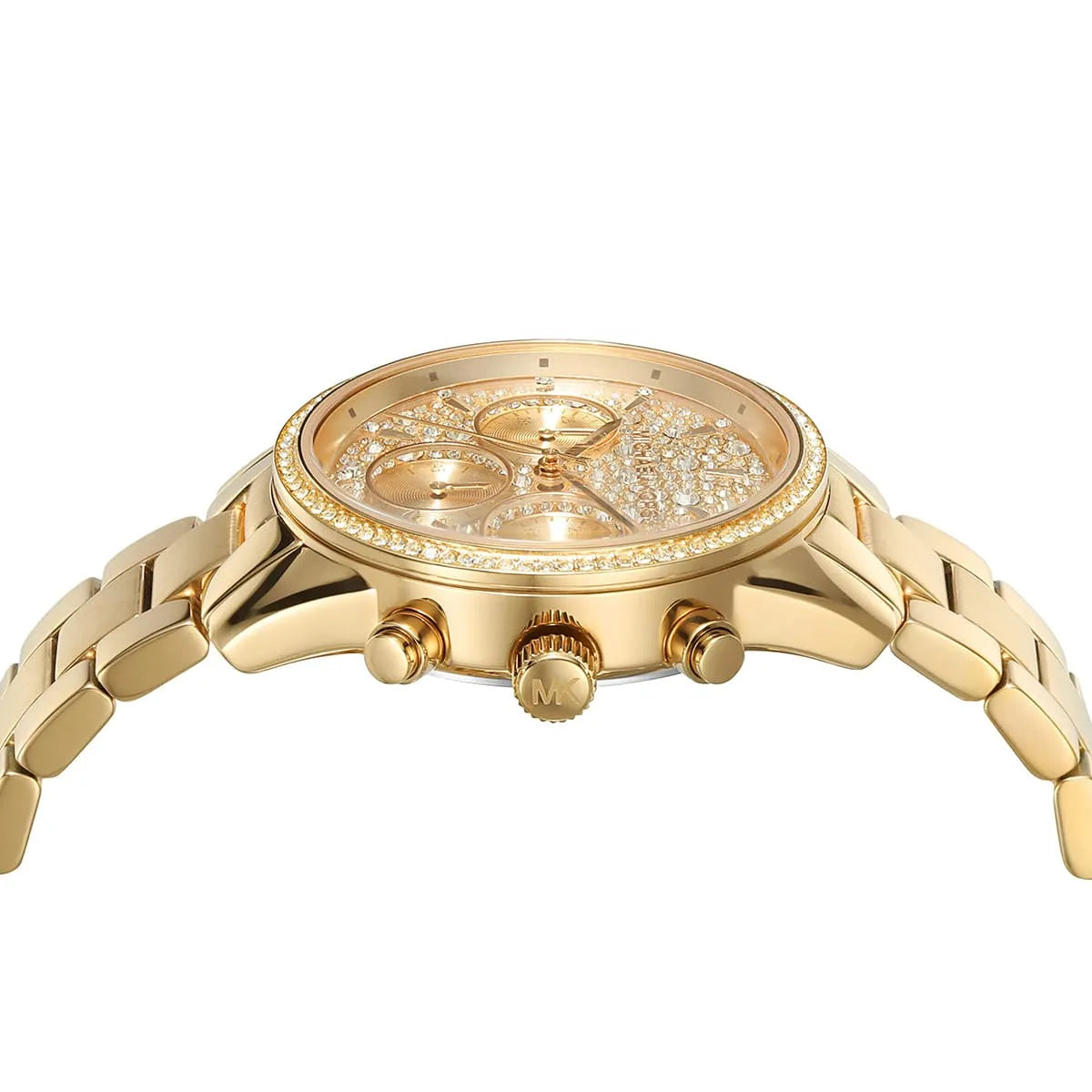 Michael Kors Parker MK7310 Gold-Tone Full Pavé Crystal Women's Watch