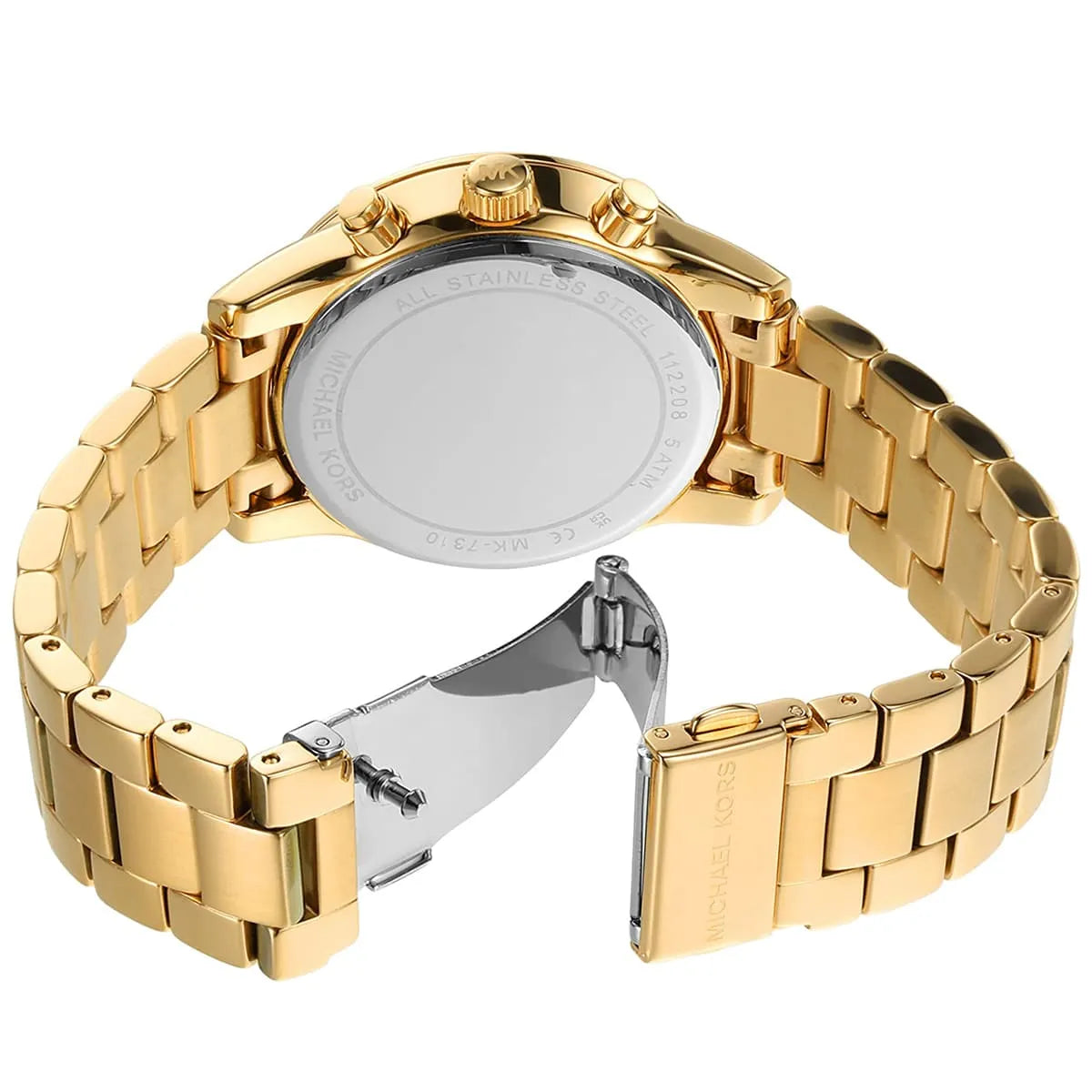 Michael Kors Parker MK7310 Gold-Tone Full Pavé Crystal Women's Watch