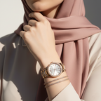Michael Kors Lennox MK7362 Rose Gold Watch with Pavé Crystal Bracelet