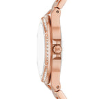 Michael Kors Lennox MK7405 Rose Gold MK Logo Chain Watch