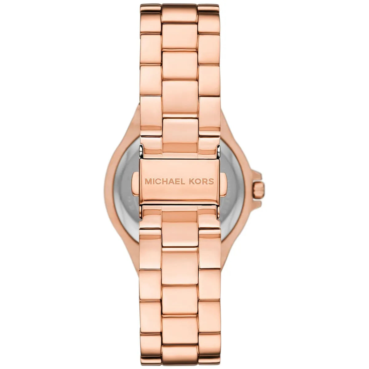 Michael Kors Lennox MK7405 Rose Gold MK Logo Chain Watch