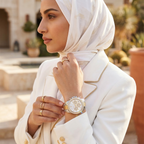 Michael Kors Everest MK7415 Two-Tone Silver & Gold Crystal Pavé Women's Watch