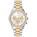 Michael Kors Everest MK7415 Two-Tone Silver & Gold Crystal Pavé Women's Watch