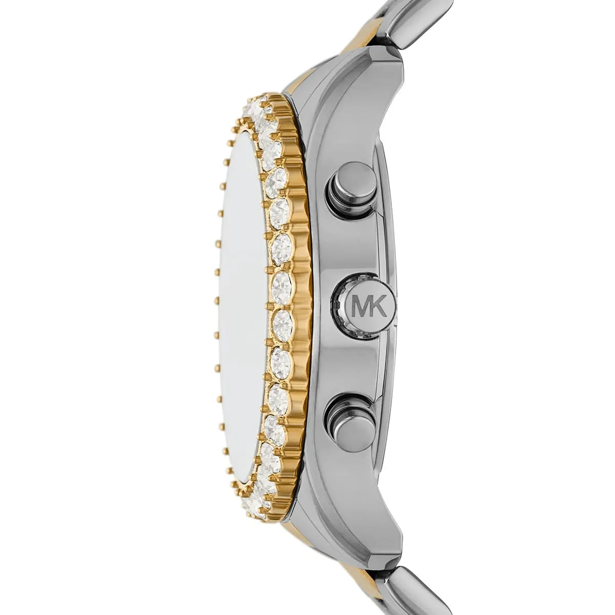 Michael Kors Everest MK7415 Two-Tone Silver & Gold Crystal Pavé Women's Watch