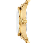 Michael Kors Lexington MK7449 Green Dial Gold-Tone Stainless Steel Women's Watch