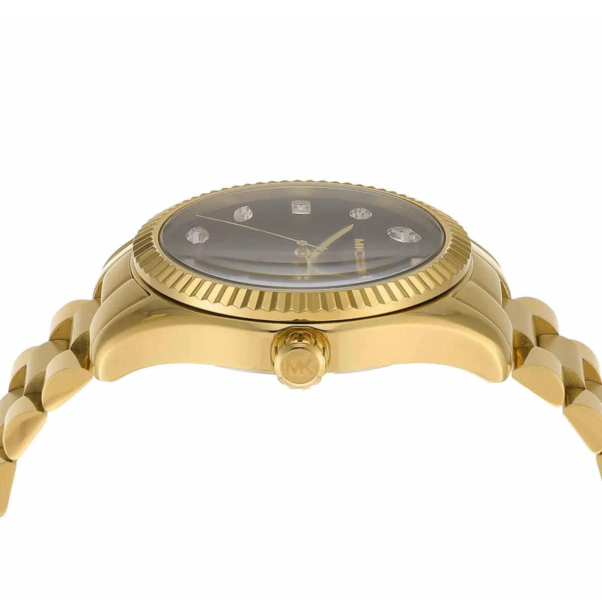 Michael Kors Lexington MK7449 Green Dial Gold-Tone Stainless Steel Women's Watch
