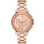 Michael Kors Maren MK7494 Rose Gold-Tone Chronograph Women's Watch