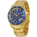 Michael Kors MK8267 Men’s Blue Dial Gold Stainless Steel Everest Chronograph Watch