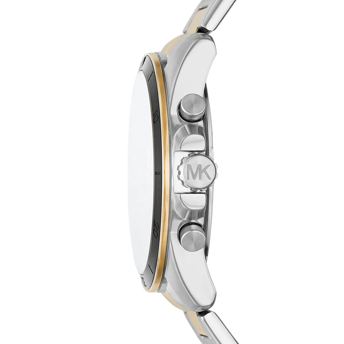 Michael Kors Alek MK8901 Two-Tone Silver & Gold Black Dial Men's Watch