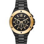 Michael Kors MK8941 Men’s Black Dial Black Gold Stainless Steel Lennox Chronograph Watch
