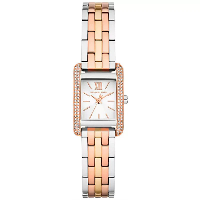 Michael Kors Emery MKo1146 White Dial Tri-Tone Stainless Steel Women's Watch