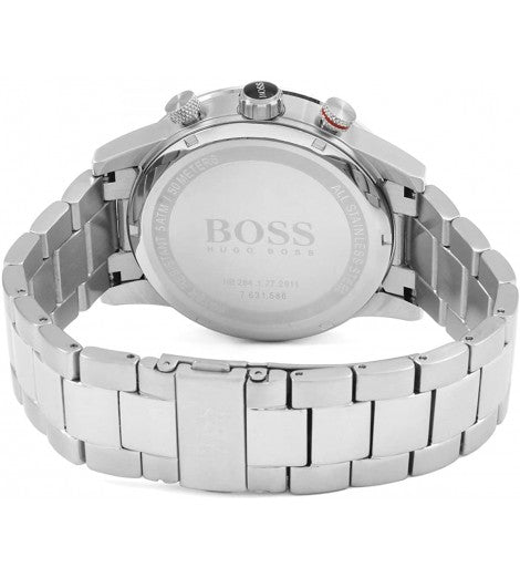 Hugo Boss Rafale 1513511 Silver Case Silver Dial Black Bezel Men's Watch