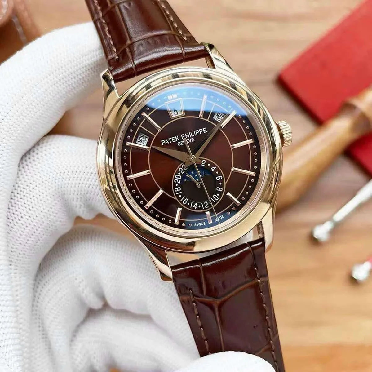 Patek Philippe Grand Complications Perpetual Calendar Brown Dial Automatic size 41mm