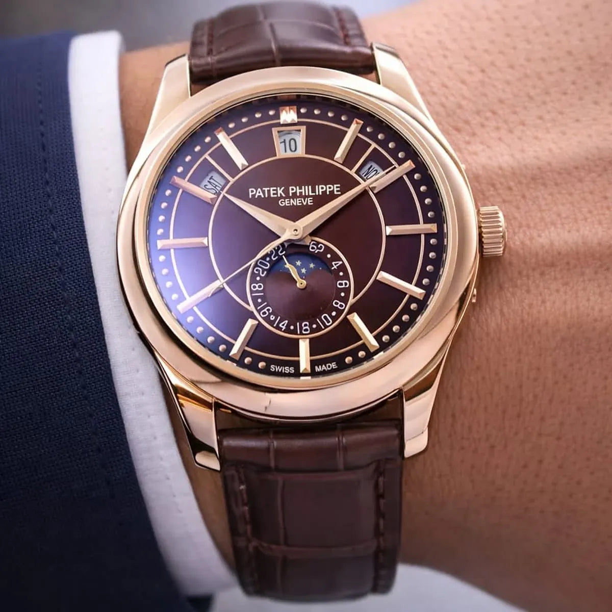 Patek Philippe Grand Complications Perpetual Calendar Brown Dial Automatic size 41mm