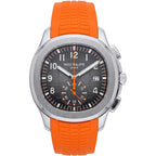 Patek Philippe Men’s Aquanaut Chronograph Orange Strap Watch